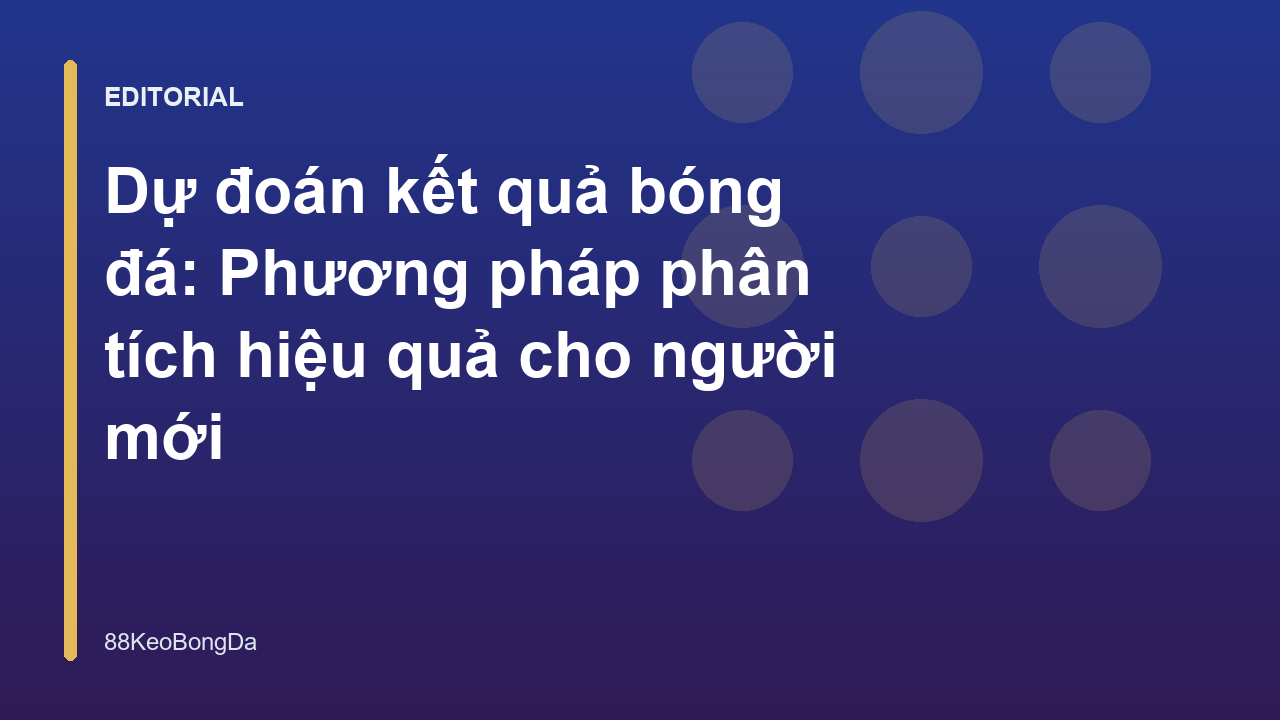 Phân tích dữ liệu bóng đá để dự đoán kết quả
